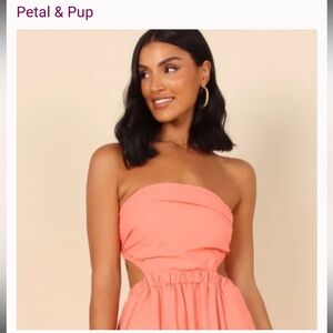 Petal and Pup- Pamela Dress - Coral - SIZE M